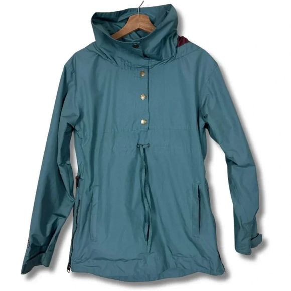 Airblaster Anorak Snow Jacket Outdoor Ski Snowboard Blue Women's Medium - Picture 1 of 7
